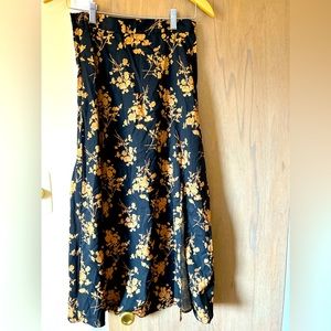 Long floral winter/ fall skirt